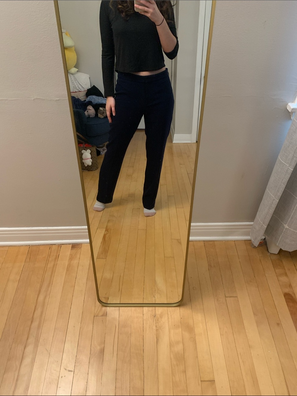 Iris Setlakwe Navy Dress Pants